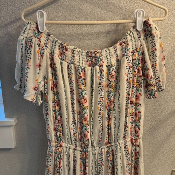 Old Navy Floral White Midi Sundress Size S TALL - Picture 1 of 6